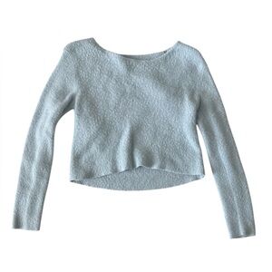 Limited Too Soft Blue Knit Sweater Top sz 10